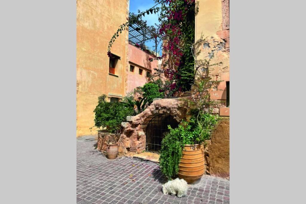 Casa Eva With Outdoor Heated Jacuzzi And Hamam Villa Chania  Exterior foto