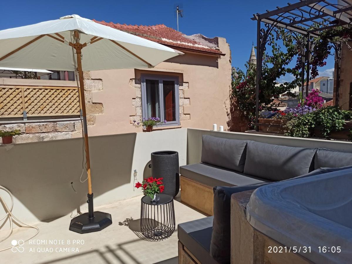 Casa Eva With Outdoor Heated Jacuzzi And Hamam Villa Chania  Exterior foto