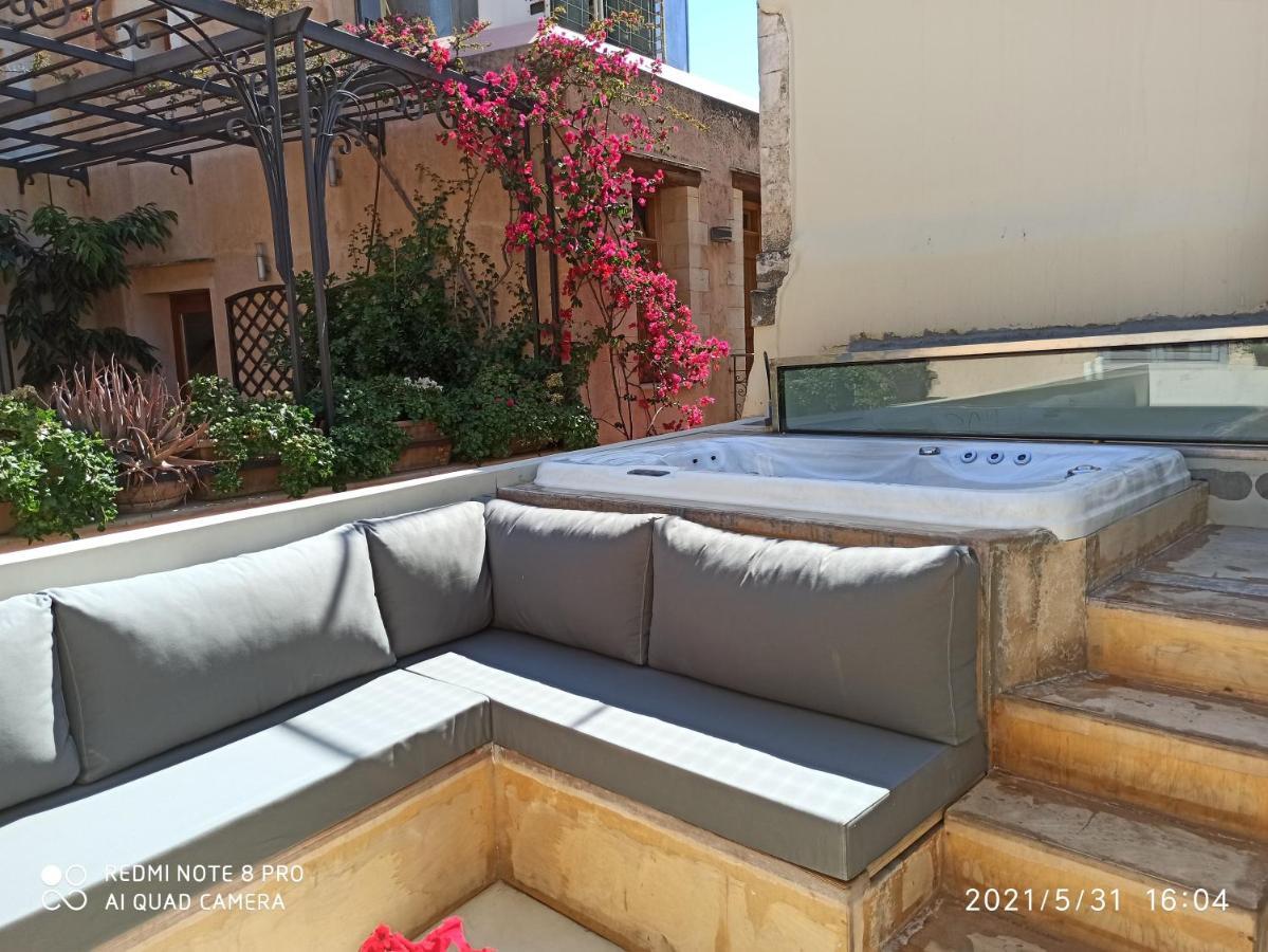 Casa Eva With Outdoor Heated Jacuzzi And Hamam Villa Chania  Exterior foto