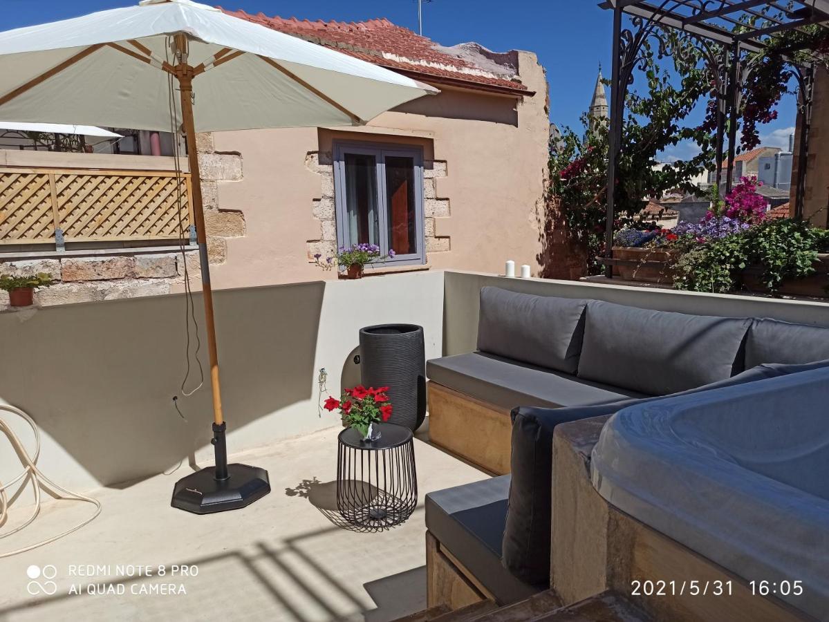 Casa Eva With Outdoor Heated Jacuzzi And Hamam Villa Chania  Exterior foto